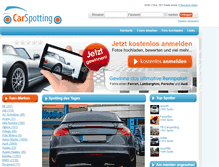 Tablet Screenshot of carspotting.de